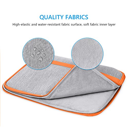 SAVFY Laptophülle 15.6 Zoll Laptop tasche Laptop Sleeve Laptop Tasche Laptop Case Cover mit einer Bildschirmdiagonale von 14-15.6 Zoll, orange - 4