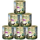 Dehner Best Nature Hundefutter, Adult Lamm und Kartoffeln mit Petersilie, 6 x 800 g (4.8 kg)