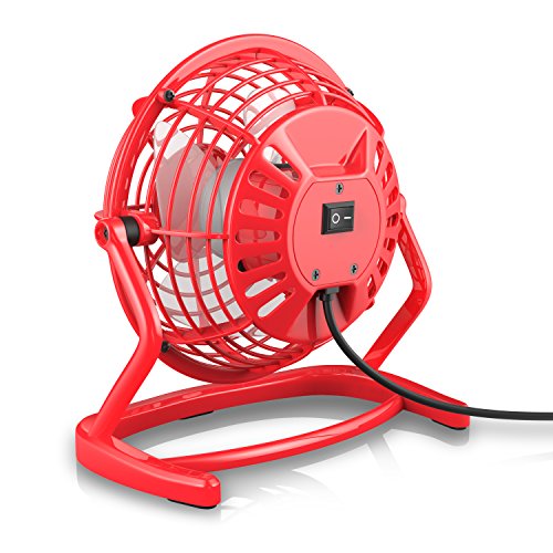 CSL – USB Ventilator | Tischventilator / Fan / Lüfter | optimal für den Schreibtisch inkl. An/Aus-Schalter - 4