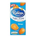 Rubicon Light and Fruity Still Mango Juice Drink, 1 Litre (Pack of 12)