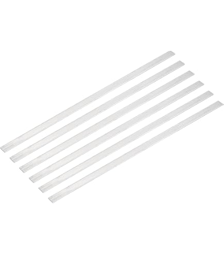 Profilo Piatto In Alluminio Verniciato, Asta Decorativa 60x5 Mm, Lunghezza 1,5 Mt, Colore Bianco RAL 9016 Lucido