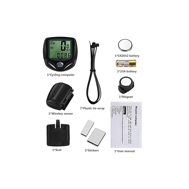 DINOKA Contachilometri Bici Senza Fili,YS Computer di Bicicletta