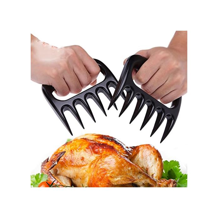 2pc Br Krallen Fleisch Paws Bbq Fleisch Handler Gabeln Pulled Pork Aktenvernichter Klauen Fr Carving Schnitzel Fleisch