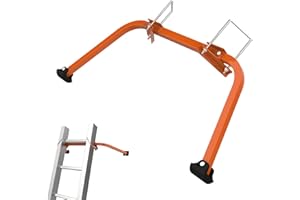 BESTYIJO Ladder Stabilizer for Roof, Roof Hook Kit, Extension Ladder Standoff Stabilizer for Gutters, Load Capacity, 375 Lbs, Prevents Slipping, Removable Gutter Ladder Stabilizers