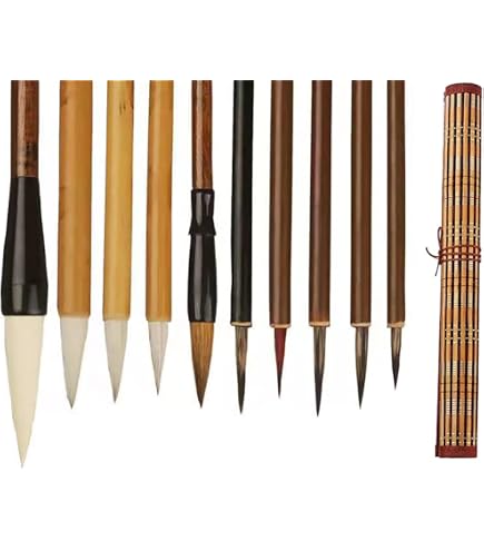 Set Di 8 Stampe Calligrafiche Wushu E 7 Regole Del Samurai - Kanji Giapponesi E Cinesi, Poster A4 Su Carta 250g, Decorazione Asiatica