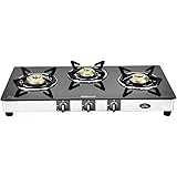 sunflame diamond glass top 2 burner gas stove