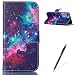 Produktbild Apple iPhone 7 Leder Tasche, Teeltech [Frei Stylus Pen] Apple iPhone 7 PU Brieftasche Schutz Handy Hülle mit Kartenfach Extra Dünn Tasche Stand Funktion Weiche Innere TPU Silikon Etui und Magnet Premium Design Flip Book Style Kratzfeste Stoßdämpfende Hülle für Apple iPhone 7 - Nebel
