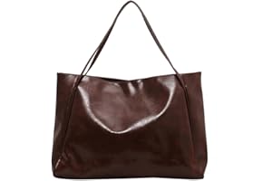 ARVALOLET Damenhandtasche, einfache Einkaufstasche, solide, modische Einkaufstasche, große Vintage-Umhängetasche, einzelne Tasche