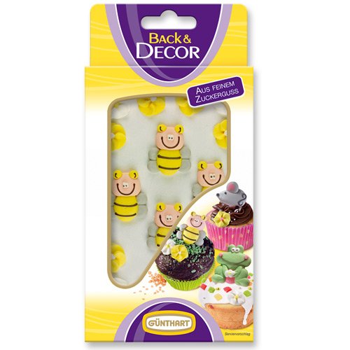 Preisvergleich Produktbild Tortendekor Kuchendekor Bienen aus Zucker
