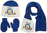  Disney Winnie The Pooh, Gorro y Bufanda para Bebé-Niños, Azul (marino) X-Small (Tamaño Fabricante:50)