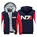Produktbild Hoodie Verdickte Kapuzenpullover Winter Jacke Mit Flaum Rot