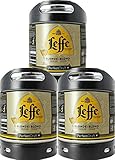 Pack 3 fûts de 6 litres - Compatibles avec la tireuse Perfectdraft - 15 euros de consigne INCLUS (Leffe Blonde)