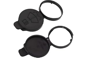 HABNI 2 Pcs Kappe Scheibenwaschbehälter Wischwasserbehälter Für Opel Astra J K Corsa E Insignia A B Adam Mokka Viva Meriva B Schwarz Kunststoff Auto Engine Component Cap