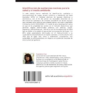 Identificación de sustancias nocivas para la salud y el medio ambiente: Residuos plásticos de equipos eléctricos y electrónicos