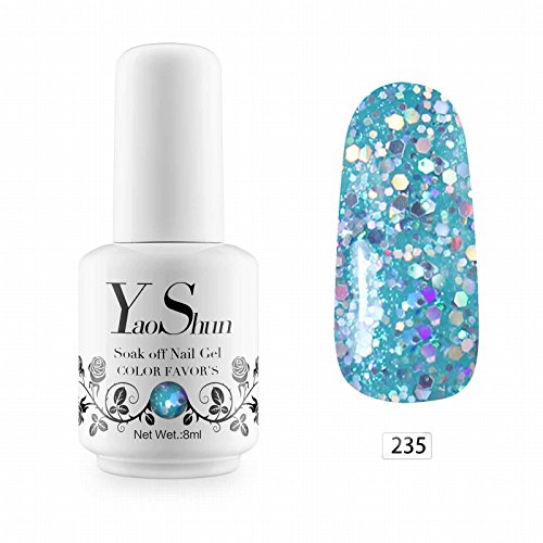 Y&S Brand 8ml Gel Polish Manicure Nail Art Nail Gel Polish Soak Off UV LED Varnish Little mermaid#235