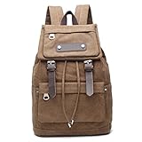 Vintage Canvas Backpack, Fresion Travel Rucksack School Bag Stylish Satchel Comp