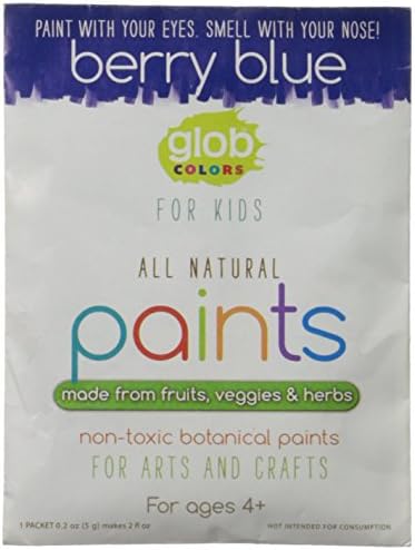 Glob Natural Paint 2Oz Packet Berry Blue