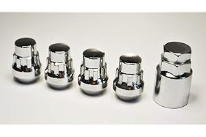 BIMECC 4 x M14 x 2.0, Locking Alloy Wheel Nuts, Suitable for Ford Transit (Zinc)