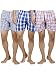 Mix Cotton Checkered Assorted Single Pocket Mens Boys Nightwear Sexy Beach Shorts Boxer (Pack of 3) RS.399.00
