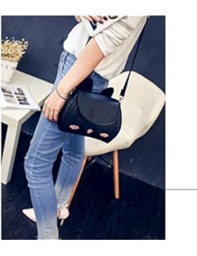Sunyun Karikatur Schön Katze Umhängetasche Damen Handtasche Cross-Body-Tasche