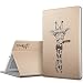 Produktbild Neues iPad 9.7 2017 Hülle, ESR® Illustrator Bildserie Cover Auto aufwachen / Schlaf Funktion Case Ledertasche Einstellbarem Blickwinkel Anti-Kratzer Schutzhülle für Neue iPad 9.7 Zoll 2017(Gigant Giraffe)