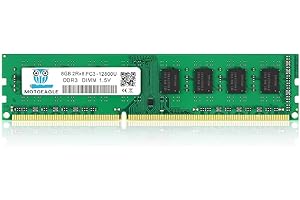 MOTOEAGLE DDR3 1600 UDIMM PC3 12800U 8GB RAM, DDR3 1600MHz 8Go 2Rx8 PC3 12800U 240-Pin CL11 1.5V Mémoire pour Ordinateur de Bureau