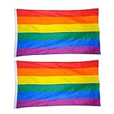 Bandera LGBT orgullo decoración para interiores y exteriores.