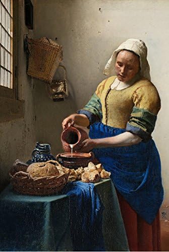 Jigsaw Puzzle 100 pieces - Vermeer Johannes: The Milkmaid, 1658-1661