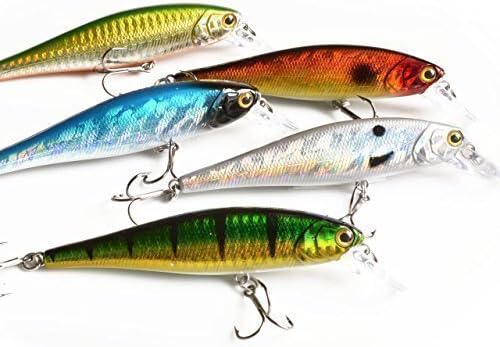 Lures Fishing tackle kit of 5 pike bait minnow lure