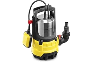 TROTEC Pompa zanurzeniowa TWP 11000 ES - Pompa do brudnej wody - wydajność 20000 l/h, moc 1100 W, głębokość zanurzenia maks. 7 m, IPX8