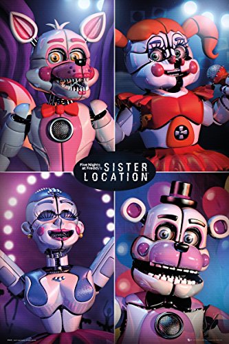 Five Nights at Freddys - Sister Location Group Framed poster