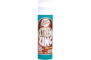 Sun Zapper Extreme Zinc Stick - White Colour Sunblock Stick for Face SPF50+ Zinc Oxide Mineral Sunscreen Made in Australia