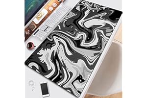 NNIU Strata Liquid Computer Mouse Pad Pating Mousepad Abstracto Grande 900x400 Mousemat Gamer XXL Mouse Pad PC Estera del Escritorio Almohadilla del Teclado. (Color : Liquid4, Size : 90x40 cm)