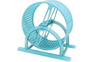 TOPOFLY Roue Hamster, Roue silencieuse de Hamster Silencieux, Roue Spinner silencieuse pour Hamsters, gerbilles, Souris et Autres Petits Animaux de Compagnie Bleu