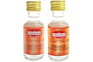 Preema Combo Pack - Preema Coconut Essence 28ml - Preema Orange Essence 28ml (2 Pack)