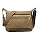 Produktbild Schultertaschen/Umhängetasche Khaki Männer Segeltuch-Freizeit-Reise-Im Freiengeschäfts-Aktenkoffer Leichte Tragbare 30 * 11 * 26Cm
