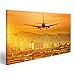 Produktbild Bild Bilder auf Leinwand Urlaub Flugzeug Reise nach Las Vegas. Landung Flugzeuge in Las Vegas, Nevada, Vereinigte Staaten. XXL Format ! Direkt vom Hersteller ! Bilder ! Wandbild Poster Leinwandbilder ! FCF