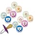 Produktbild 6 X 2er Packung Baby Nova Schnuller Beruhigungssauger Latex Runde Kirsch Form