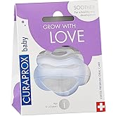 Curaprox Sucette Baby taille 1 – Pour les tout-petits de 1 à 2,5 ans | Favorise le développement de la mâchoire et une bonne 
