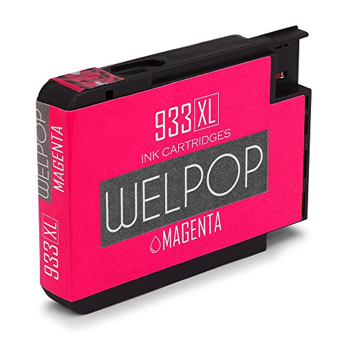 WELPOP Ersatz für HP 932XL 933XL Druckerpatronen, 1 Gelb/ 1 Blau/ 1 Rot, Hoher Reichweite Kompatibel mit HP Officejet 6700 Premium 6600 7612 7110 6100 7610 - 3