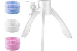 YUGUGOMO Soporte de agua en barril, soporte para botella de agua,Soporte portátil para dispensador de agua embotellada invertida | Trípode de soporte para botella de agua con grifo para senderismo Picnic Campi