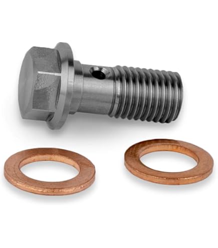 200 Rondelle In Rame Per Guarnizioni Di Freno A Banjo, Kit Bullone M5-M14 CHUSYYRAY