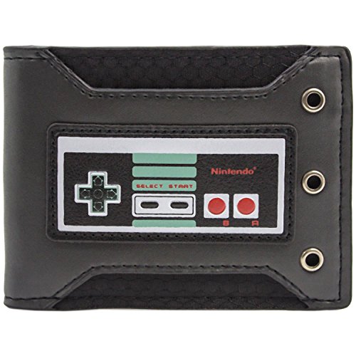 Preisvergleich Produktbild Nintendo NES übersät Schwarz Portemonnaie Geldbörse