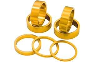 PLATT de aleación Espaciador de Auriculares Bicicleta,Anillos,Espaciadores para la Bici 1 1/8" 7pcs