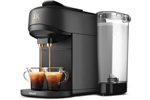 Philips L’OR BARISTA Absolu Capsule Coffee Machine – 19 Bar System, Dual Capsule Recognition, Enjoy Over Ice, Intensity Boost, XXL Capsules Compatible, Deep Black (LM9512/60)