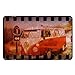 Produktbild Cadora Magnetschild Kühlschrankmagnet Vintage Retro Werbung VW Bully Bus Flower Power Hippie