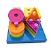 Wishtime Shape Sorting Board and Stacking Baby Funny Specialty Learn & Play Developing Plan Geometric Toys