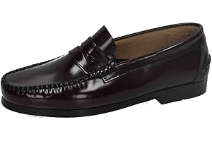 ZAPATOP 4026 Castellanos de Piel para Caballero - Elegancia y Comodidad para Cada Ocasión Hombre Zapatos MOCASÍN Burdeos 42