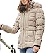 Produktbild Wellensteyn SZ-66 Schneezauber Damen Jacke wasser- und winddicht mit Fellkragen, Groesse 38, beige