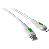 REMORAX Coral Type C-Lightning PD Hızlı Şarj Kablosu (Beyaz + Yeşil/Beyaz U&ccedil;) (150 CM)
